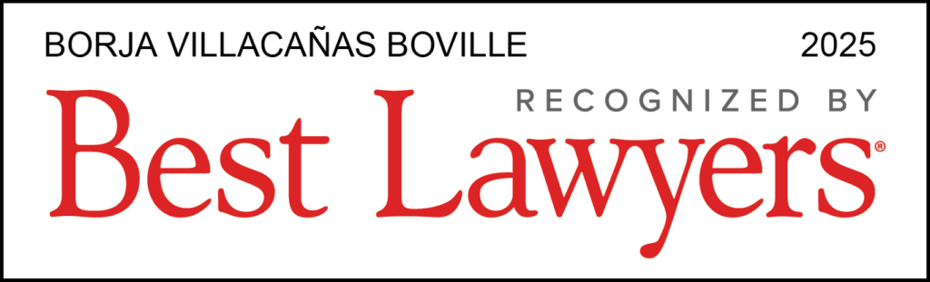 Best Lawyers 2025 Borja Villacañas